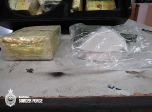 Sealed packages of drugs that have since been seized are seen in a photo released by the Australian Border Force on June 6, 2019.