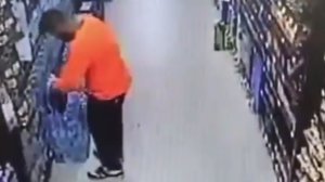 A man is seen on video tampering with water bottles in Mission Viejo on June 17, 2019. (Credit: Orange County Sheriff's Department)