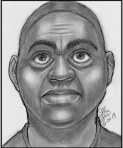 A sketch of a man wanted in connection with a sexual assault was released by the Los Angeles County Sheriff's Department on June 18, 2019.