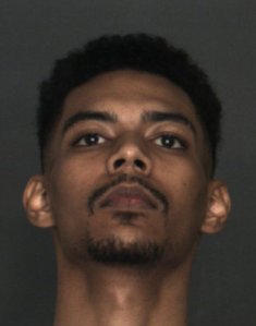 Vincent Callender, 26, of Ontario, pictured in a photo released by the San Bernardino County Sheriff's Department following his arrest on June 6, 2019.