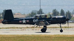 A Nanchang CJ-6 airplane that was involved in a fatal crash on June 15, 2019, pictured on May 4, 2019. (Credit: Damon J. Duran)