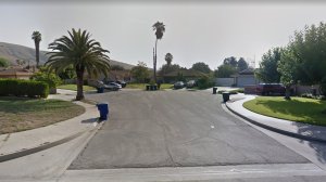 The 1400 block of Lomita Court in San Bernardino, as pictured in a Google Street View image in August of 2015.