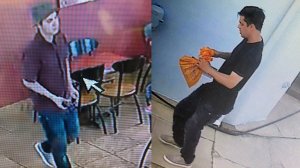 The suspected gunman is seen in surveillance images provided by the Los Angeles County Sheriff's Department on June 10, 2019.