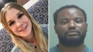 MacKenzie Lueck is seen in an undated photo provided by Salt Lake City police. On the right, Ayoola Ajayi is seen in an undated photo. (Credit: KSTU via CNN)