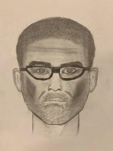 A sketch released by the Santa Ana Police Department shows a man suspected of sexually assaulting a teenage girl on June 10, 2019.