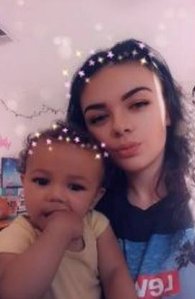 Fayth Percy, a 10-month-old girl, is seen in an undated photo released by the Fresno Police Department during a news conference on June 23, 2019. She was shot in the head earlier that same day.