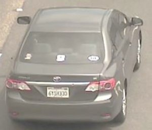 Anaheim police released this photo of McCabe's vehicle, which was stolen after he was killed.