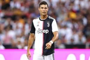 Cristiano Ronaldo plays during the International Champions Cup match between Juventus and Tottenham Hotspur at the Singapore National Stadium on July 21, 2019 in Singapore. (Credit: Pakawich Damrongkiattisak/Getty Images)