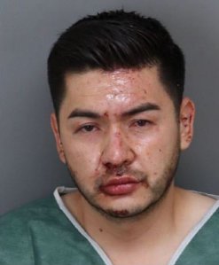 Julio Tapia, 31, of Ontario, pictured in a photo released by the Ontario Police Department following his arrest on July 31, 2019.