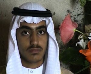 Hamza bin Laden, son of al Qaeda founder Osama bin Laden, is seen in undated footage released by the CIA in 2017.