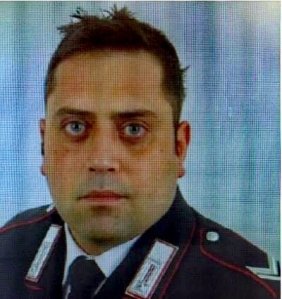 Mario Cerciello Rega appears in a photo released by the Polizia di Stato in Italy on July 26, 2019.