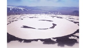 The monument to Okjökull glacier in Borgarfjörður, Iceland, will be installed on Aug. 18, 2019 in a public ceremony. (Credit: Dominic Boyer/Cymene Howe via CNN)