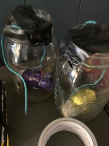 Homemade explosive devices found in a house in Yucaipa on July 10, 2019, are seen in a photo provided by the Yucaipa Police Department.