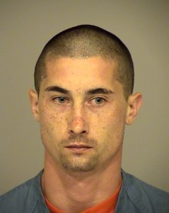 Shawn Shirck is seen in an undated booking photo provided by the Ventura County Sheriff's Office on Aug. 25, 2019.