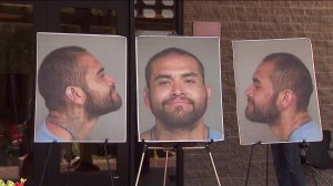Zachary Castaneda, 33, is seen during a police news conference on Aug, 8, 2019. (Credit: KTLA)