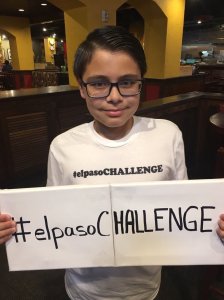 Ruben Martinez, 11, has a challenge for El Paso residents that he hopes will help them heal after the Walmart shooting. (Credit: Rose Gandarilla via CNN)