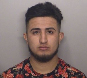 Jorge Silva Calderon, 21, of Fontana, pictured in a photo released by the Fontana Police Department following his arrest on Aug. 3, 2019.