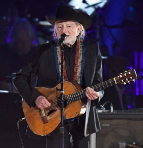 Willie Nelson performs onstage during MusiCares Person of the Year honoring Dolly Parton at Los Angeles Convention Center on February 8, 2019 in Los Angeles. (Credit: Frazer Harrison/Getty Images)