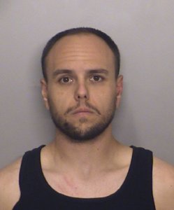 Trenton Casey Lopez, 30, is seen in a photo released by the Fontana Police Department on Aug. 14, 2019.