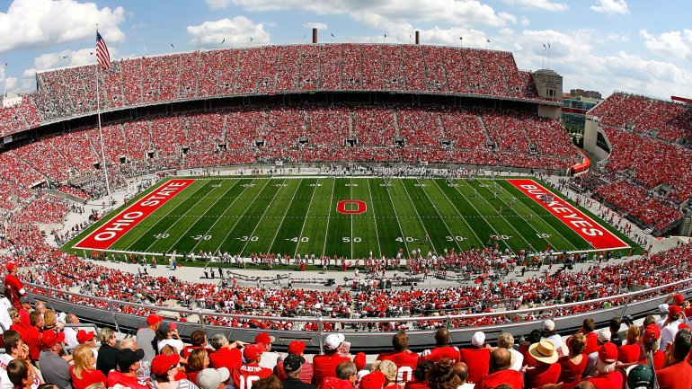 A general view of Ohio Stadium during the game between the Ohio State Buckeyes and the Ohio Bobcats on September 6, 2008 in Columbus, Ohio. (Credit: Kevin C. Cox/Getty Images)