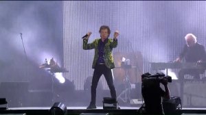 The Rolling Stones perform at the Rose Bowl in Pasadena on Aug. 22, 2019. (Credit: KTLA)