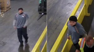 A man suspected of shooting the owner of a Watts recycling company is shown in photos released by the LAPD on Aug. 20, 2019.