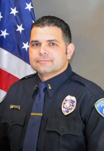Assistant Chief Evan Demestihas is seen in a photo posted on the Bakersfield Police Department's Facebook page.
