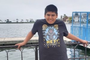 A boy named Manny who died after a golf cart on an Orange high school campus is seen in a photo posted on a GoFundMe page on Sept. 10, 2019.