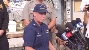 Authorities update media on the Santa Cruz Island boat fire at a press conference on Sept. 2, 2019. (Credit: KTLA)