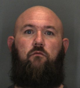 Wesley Donald Brannen, 37, of Victorville, pictured in in a photo released by the San Bernardino County Sheriff's Department following his arrest on Sept. 17, 2019.
