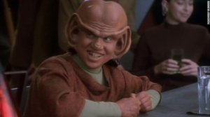 Actor Aron Eisenberg plays Nog in the 1990s series "Star Trek: Deep Space Nine." (Credit: Paramount Television via CNN)