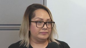 Gaby Vasquez speaks to reporters on Sept. 24, 2019. (Credit: KTLA)