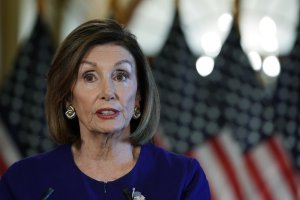 House Speaker Nancy Pelosi announces a formal impeachment inquiry against President Donald Trump on Sept. 24, 2019. (Credit: Alex Wong/Getty Images)