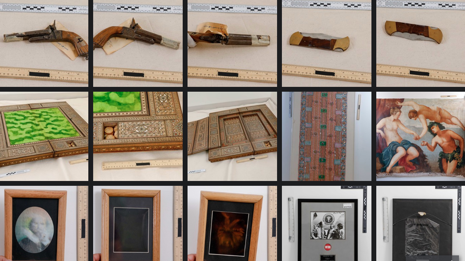 These are some of the stolen items recently recovered by the Los Angeles Police Department.