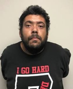 Steven Alvarez is seen in a booking photo released Sept. 10, 2019, by the Hemet Police Department.
