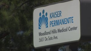The Kaiser Permanente in Woodland Hills is seen in a photo taken on Sept. 17, 2019. (Credit: KTLA)