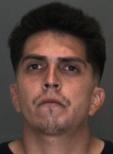 Adam Armando Moreno, 25, appears in a booking photo released by the Victorville Police Department on Sept. 19, 2019.