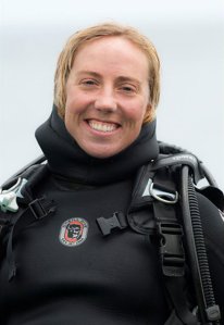 Kristy Grinstad is seen in an undated photo. (Credit: Ralph A. Clevenger / World Diving Adventures via CNN)