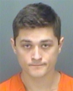 Joshua Russell, 26, is seen in a photo provided by the the Pinellas County Sheriff's Office to CNN in September 2019.