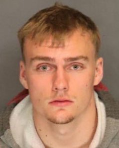 Anthony Kreiter-Rhoads, 21, is seen in a photo released by the Tracy Police Department in Northern California on Aug. 31, 2019.