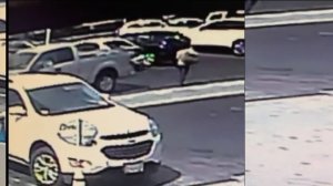 A woman was struck by a hit-and-run driver in West Covina on Sept. 22, 2019. (Credit: Aida Araceli Mayorga)