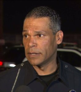 LAPD Sgt. James Kelly is seen speaking to KTLA on Sept. 26, 2016. (Credit: KTLA)
