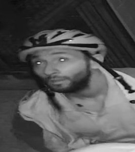 Authorities are seeking the man pictured in this surveillance photos in connection with a burglary at the spcaLA in Los Angeles' West Adams neighborhood on Oct. 9, 2019. (Credit: spcaLA)