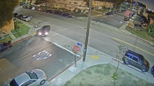 LAPD released surveillance video on Oct. 24 of two cars believed to have been involved in a fatal San Pedro shooting on Sept. 17, 2019.