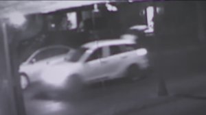 A Toyota Matrix that drove through a Leimert Park neighborhood with a screaming woman inside is seen in a surveillance image released by LAPD on Nov. 27, 2019.