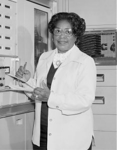 NASA's first female African American engineer, Mary Winston Jackson, is seen in this undated photo. (Credit: NASA)