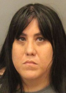 Marcie Montelongo, 35, is seen in an undated booking photo provided by the Gilroy Police Department.