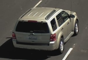 Authorities are seeking this gold, 2012 Ford Escape SUV with California license plate 6ZPF343 in connection with an Amber Alert issued by the California Highway Patrol on Dec. 27, 2019.