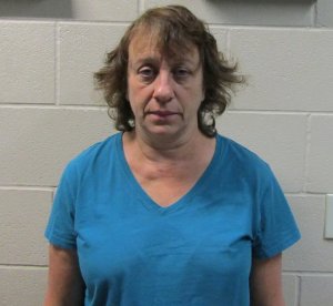 Theresa Colosi is seen in a Dec. 11, 2019, booking photo released by the Whitefish Police Department in Montana.