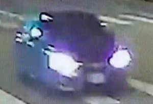 LAPD released this image of a car whose driver is wanted in a hit-and-run that left a 60-year-old pedestrian dead in Echo Park on Dec. 19, 2019.